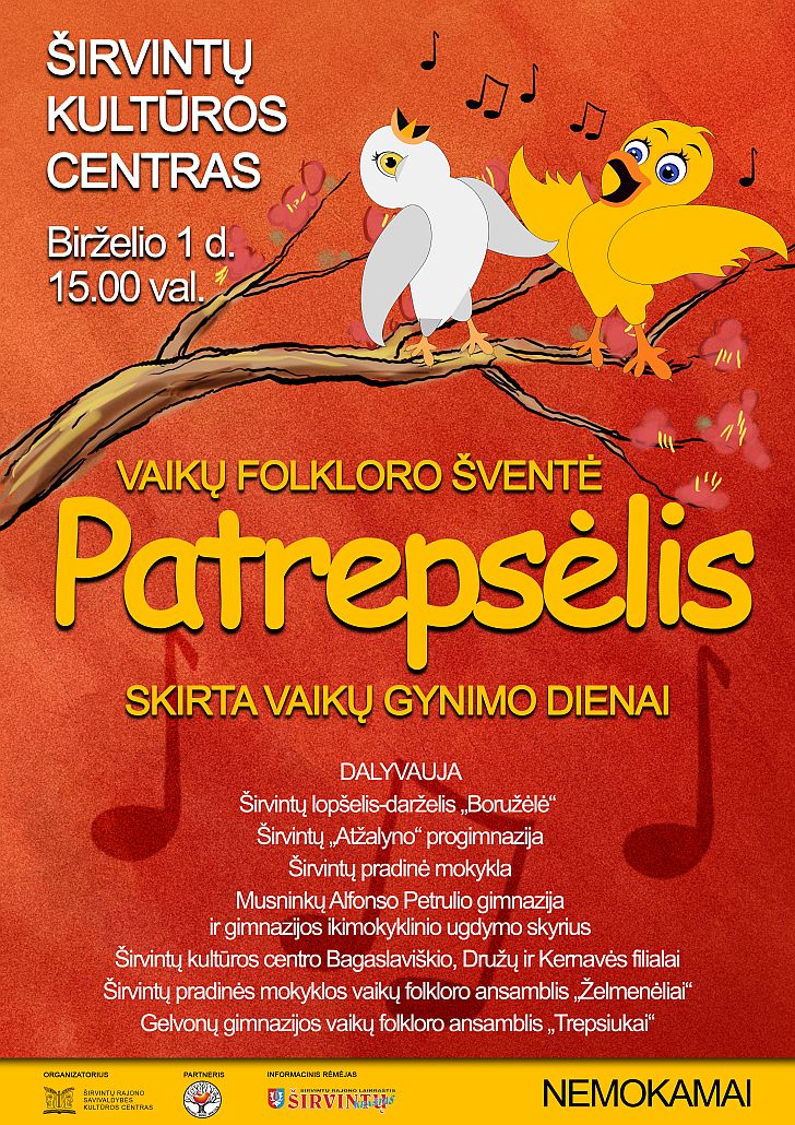 Vaikų ir jaunimo liaudies kūrybos atlikėjų šventė „Patrepsėlis“