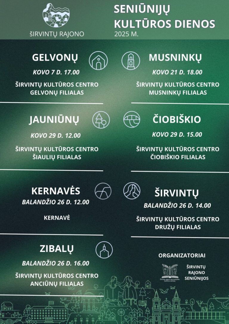 Seniūnijų Kultūros dienos