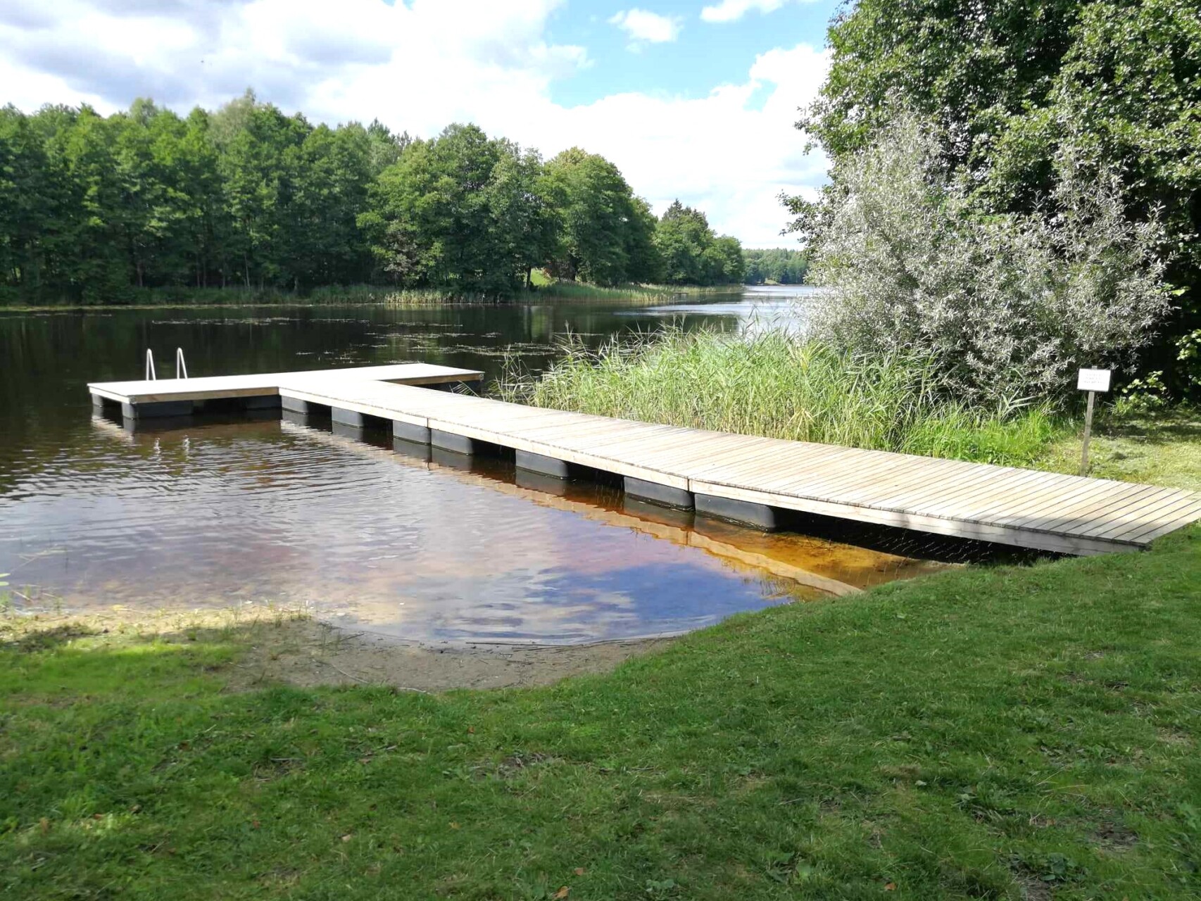 Viešoji erdvė prie Kiauklių ežero